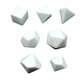 thumbnail image 4 of 7 Dados Blancos Vacíos Para Hacer Dados, Juegos De Rol, Suministros Para Fiestas, 4 of 5