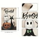 thumbnail image 3 of 1pc, Halloween Garden Flag, Boo Garden Decorations Outdoor, Burlap Double Sided Vertical Halloween Porch Decor, Halloween Yard Flag Signs 12.5 X 18 Inches, 3 of 4