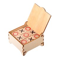 Magideal - Juego De Tres En Raya Estrategia Rompecabezas Juego De Mesa Familiar Clásico Cumpleaños