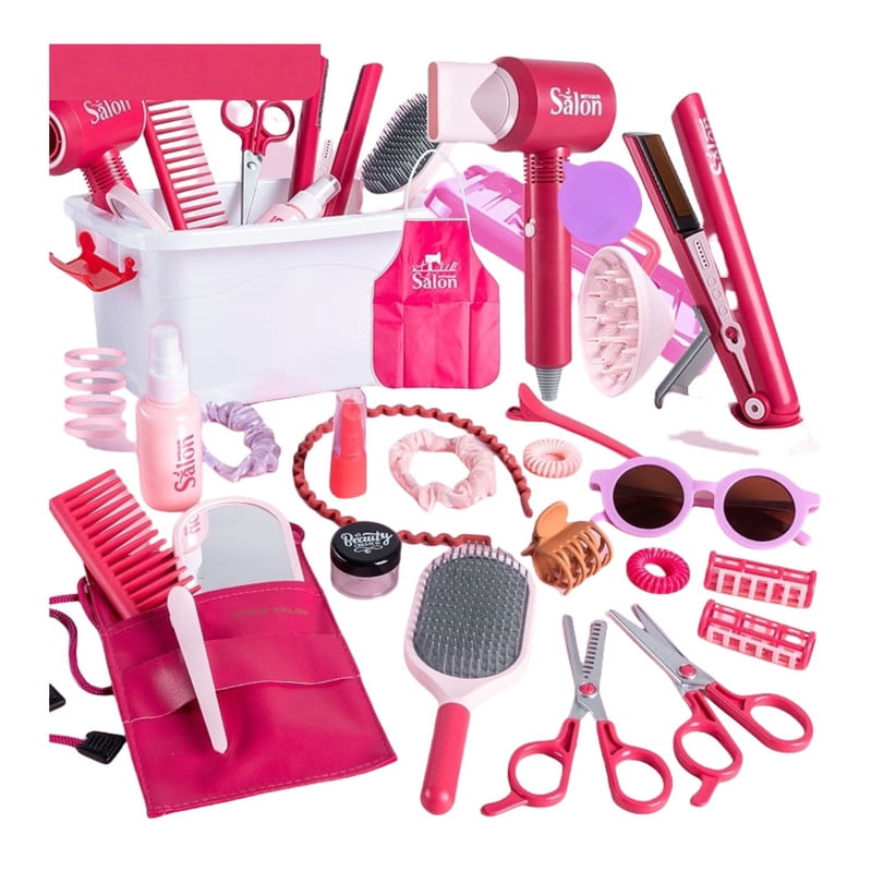 Babyluna - Set De Juguete Salón De Belleza Y Maquillaje 47 Piezas
