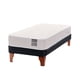 thumbnail image 2 of Cama Europea 1 Plaza Luna 90x190 cm Base Colchón Madera Negro, 2 of 7
