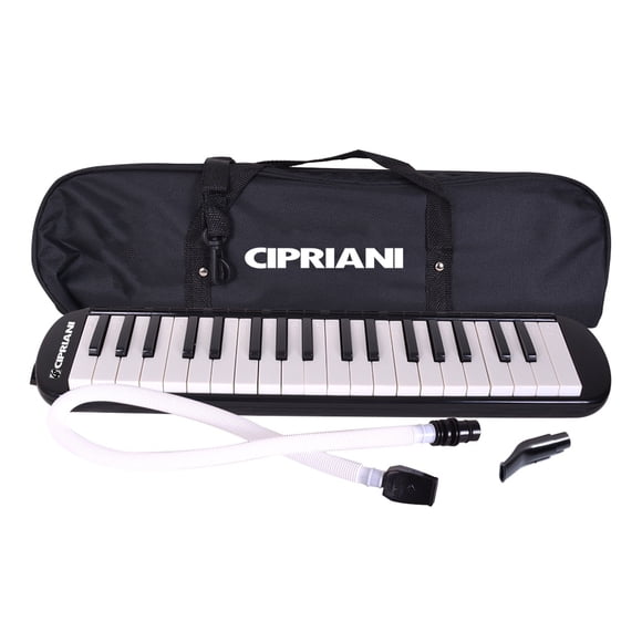 Melodica Negra 37n Con Funda Lcv 37 bk
