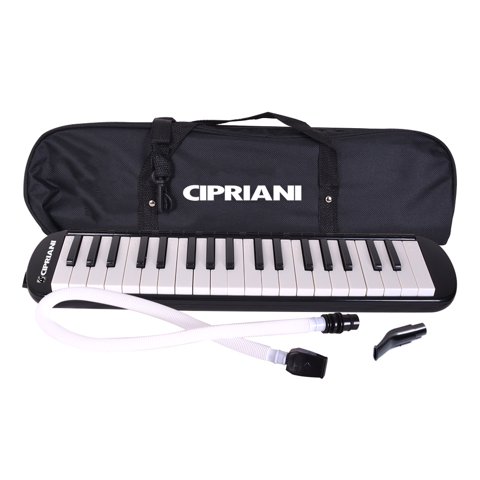 Melodica Negra 37N Con Funda Lcv-37/Bk Cipriani