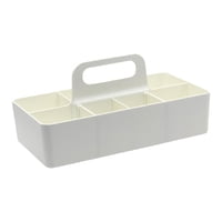 Magideal - Caja De Almacenamiento, Caja Organizadora, Divisor De , Caja De Acabado De Clasificación De Rejilla Múltiple Para Armarios, Suministros Escolares , Blanco
