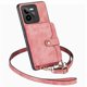 thumbnail image 1 of Funda Tipo Cartera con Correa Cruzada para Realme GT 7 Pro Protección Contra Golpes Rosa, 1 of 5