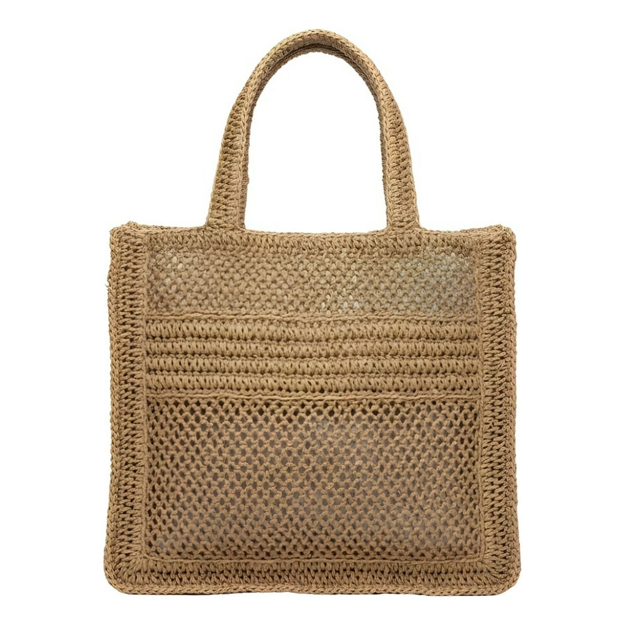 Genérico - Cartera Bolso Mano Patrón Calado Estilo Atemporal Jhn