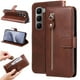 thumbnail image 1 of Funda con Cremallera para Infinix Hot 60i 4G, Carcasa Cartera de Cuero PU con Soporte y Tarjetero, 1 of 5
