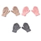 thumbnail image 1 of Manoplas de invierno para niños pequeños, guantes de punto suaves multicolores, manoplas gruesas de protección contra el frío, 1 of 5