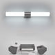 thumbnail image 4 of Lámpara de tocador LED de acero inoxidable, luz de pared para baño, espejo frontal, lámpara para baño, sala de estar y hogar., 4 of 5