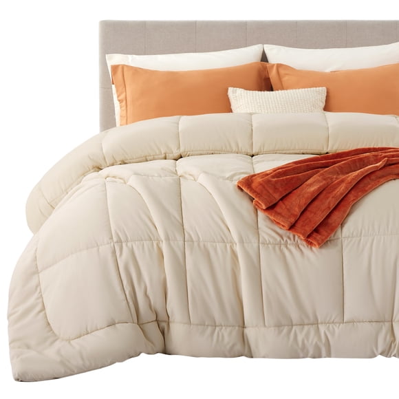 Edredón Bedsure King Beige
