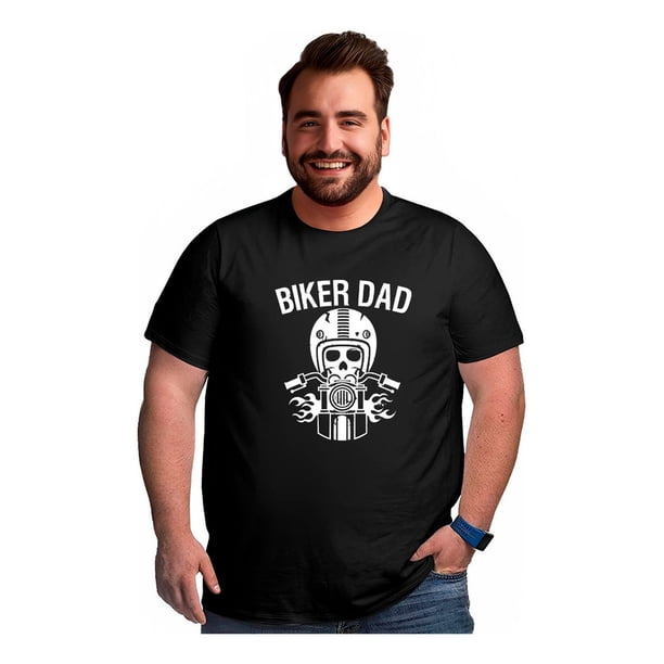 Polera Dad Biker Papa Moto Dia Del Padre Tallas 2xl 3xl
