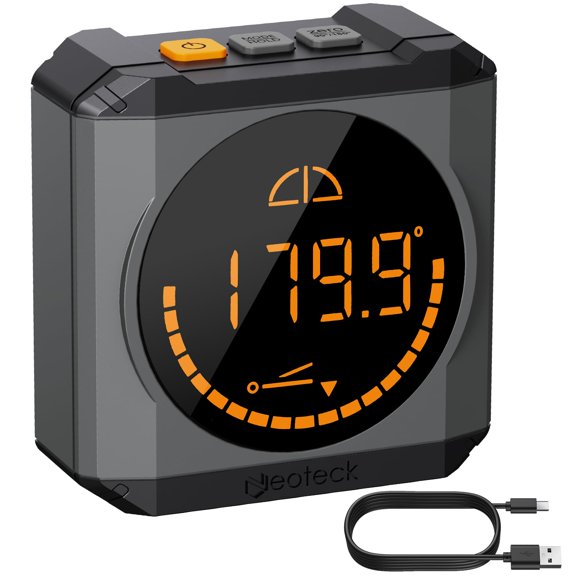 Caja de niveles recargable LED digital Neoteck de Angle Finder