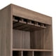 thumbnail image 5 of Bar Alto 8 Botelleros Repisa Extensible Fm-011o Café Oscuro, 5 of 12