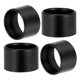 thumbnail image 1 of Anillo de Pantalla de Enchufe de Luz Uxcell, Partes de Soporte de Lámpara Colgante de Metal de 35 mm, Negro 4 Piezas, 1 of 7