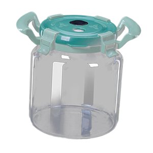 Magideal - Tarro De Fermentación Para Kimchi, Bote Hermético De Sichuan, Tarro De Chucrut Estable Tradicional, Tarro De Vidrio Para Bebidas Heladas Calientes En 5L