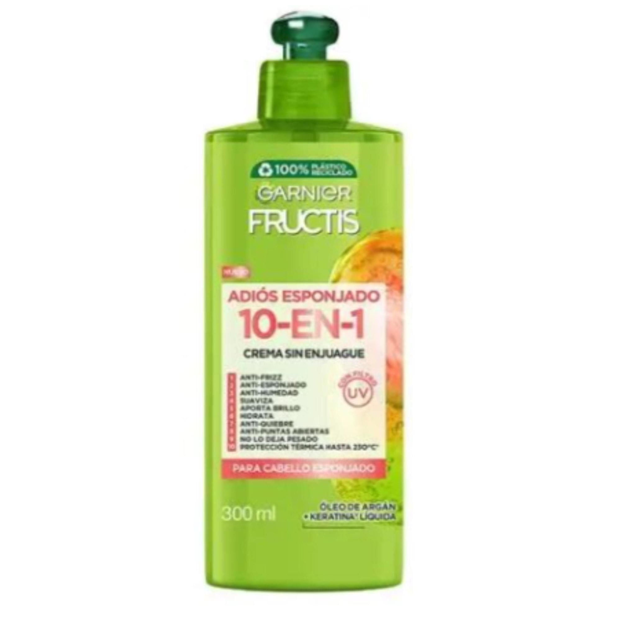 Crema De Peinar 10en1 Adiós Esponjado 300 ml Fructis