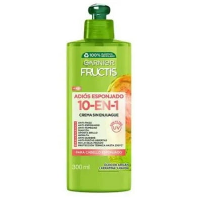 Crema De Peinar 10En1 Adiós Esponjado 300 Ml Fructis