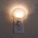 thumbnail image 3 of Vaso con luz nocturna Home Real Sea Shell Beach Natural, 3 of 7