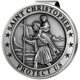 thumbnail image 1 of Clip para Visera de Auto PloreWay Medalla de San Cristóbal de Metal, 1 of 7