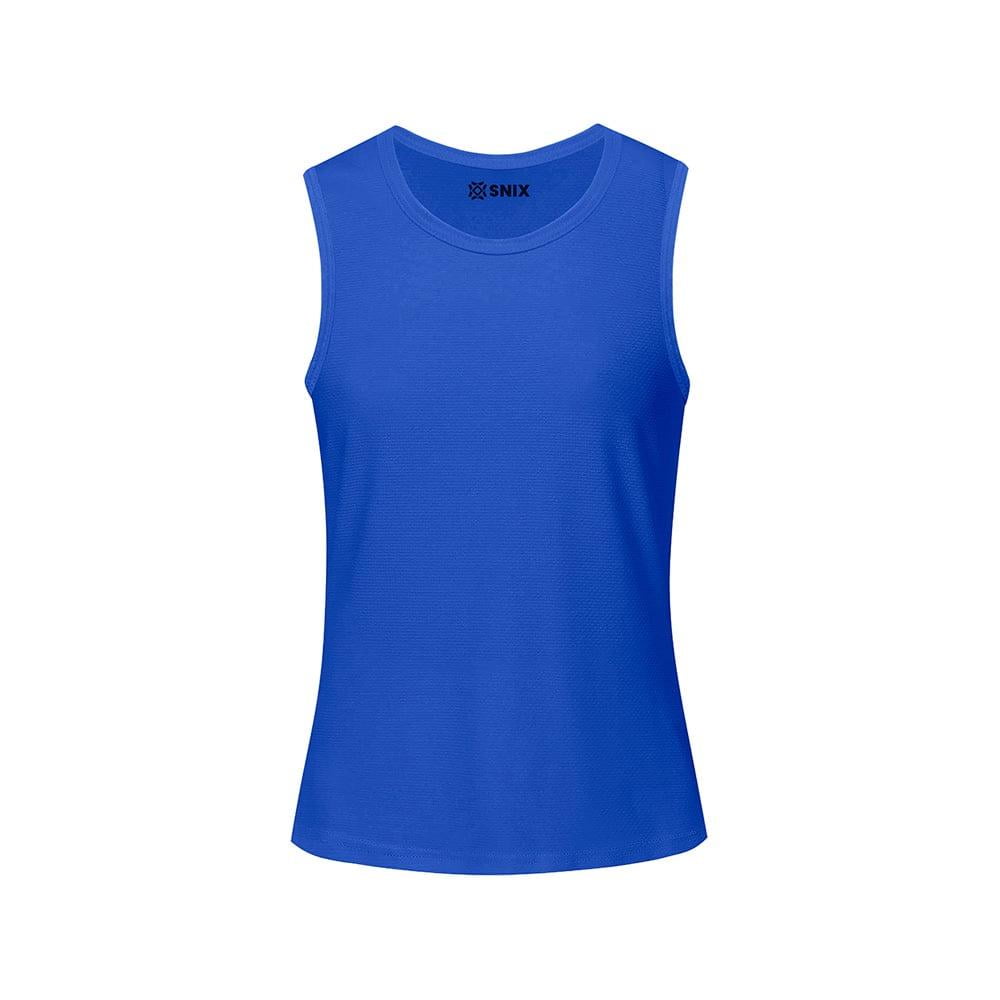Snix - Camiseta Femenina Dry Fit Sin Mangas - Azul Rey Talla L