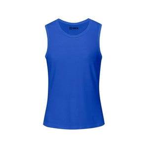 Snix - Camiseta Femenina Dry Fit Sin Mangas - Azul Rey Talla M
