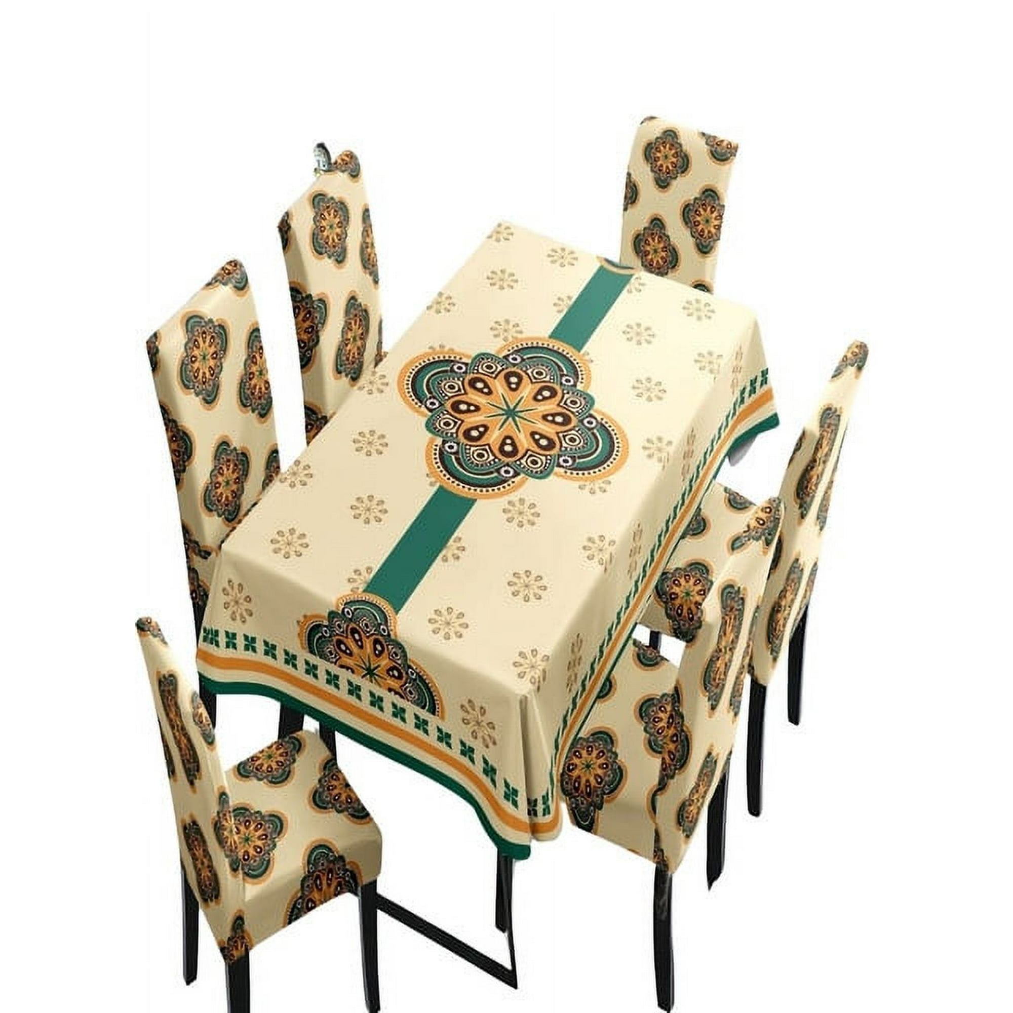 Todo Para El Hogar - Juego De Mantel Más 6 Fundas De Sillas