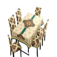 Decoideasemi - Juego De Mantel Más 6 Fundas De Sillas