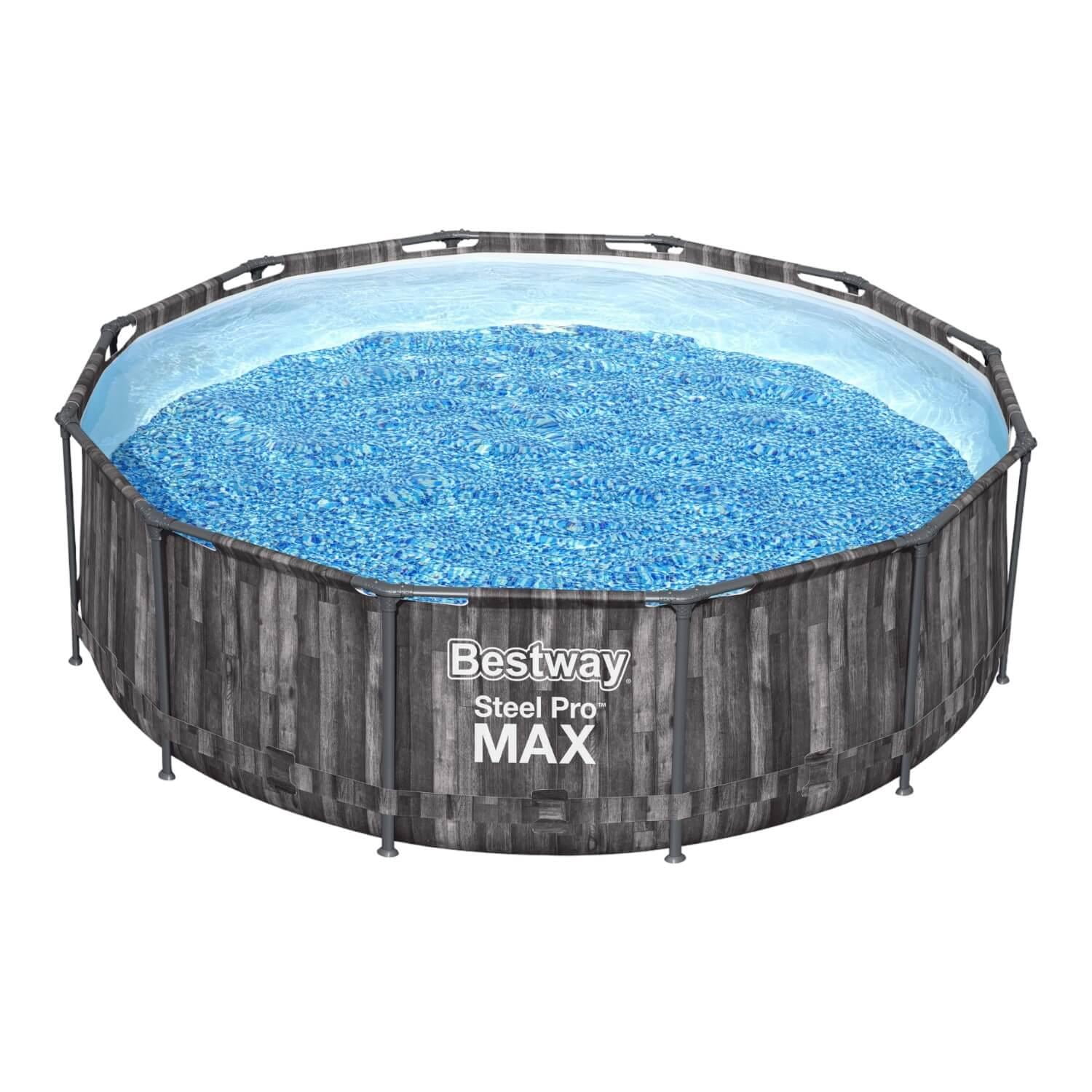 Bestway - Piscina Estructural Redonda 366x366x100 Cm 9.150 Lts