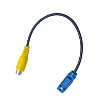 Magideal - Adaptador De Cable De Video A Rca, Cable Adaptador De Cámara Atrás Para Estacionamiento De Vehículos A Rca La De