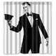 thumbnail image 1 of Cortina de ducha Justin Timberlake con ganchos (167 x 183 cm), 1 of 3