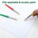 thumbnail image 4 of Pinceles de pintura YOFAN redondos 16 cm – Pack de 4, 4 of 9