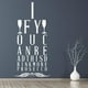 thumbnail image 2 of Decomural Drink More Prosecco Eye Chart WS-41466, 2 of 2