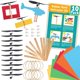thumbnail image 1 of Kit de helicóptero con banda elástica STEM Inventions, paquete de 10 unidades para niños, 1 of 3