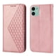 thumbnail image 1 of Funda Flip FOXDOCK para iPhone 11 Pro Max , Estilo Billetera con Diseño Rombo, Correa de Mano y Soporte, Uso Diario, 1 of 5