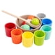 thumbnail image 3 of Juego de juguetes Montessori para niños y niñas, juguetes de clasificación de colores, bloques de madera, juego reutilizable a juego, contar juguetes, 3 of 5
