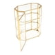 thumbnail image 3 of 3 Niveles Polygon Jewelry Trinket Glass Gold Box Anillo Pendiente Caja Decorativa, 3 of 5