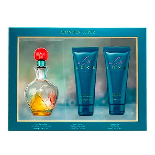 Set de perfume J Lo Live Luxe 100 ml EDP + loción + gel