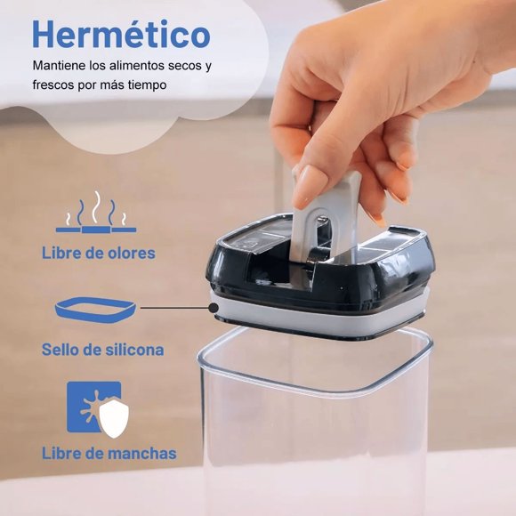 Contenedor Organizador de Alimentos 7 Piezas Hermetico