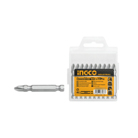 Puntas X 10 P/ Atornillador Phillips Ph2 50Mm Ingco