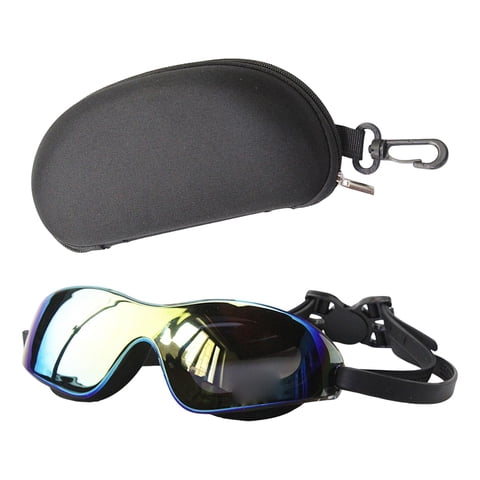 Ioensy - Gafas De Natación Profesionales Antideslizante Marco De Gafas De Buceo Chapado En Negro