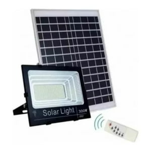 Genérico - Foco Led Con Panel Solar 300W Montable Ajustable