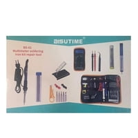 Genérico - Kit Soldador Eléctrico Cautín 220V 60W Regulable Multímetro