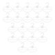 thumbnail image 4 of 20 Piezas Oval Bufanda Chal Corbata Accesorios Reutilizables Para Almacenamiento Ropa Transparente 17cm, 4 of 5