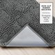 thumbnail image 5 of Juego de alfombras de baño Hearth & Harbor Chenille, color gris, 2 piezas, 5 of 8