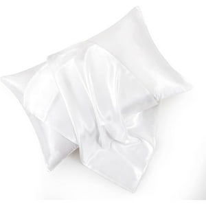 Veatool - 2 Fundas De Almohada De Satén Estándar Con Cierre De Sobre, Diseño Sin Cremallera, Suaves Y Lisas, 20 X 26 Pulgadas