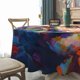 thumbnail image 3 of Einstein Mantel Redondo con Estampado Icónico de Temática, Se Adapta a la Mayoría de Mesas, Fácil de Cuidar, Regalo Perfecto para Aficionados, Amigos y Familia.152cm, 3 of 5