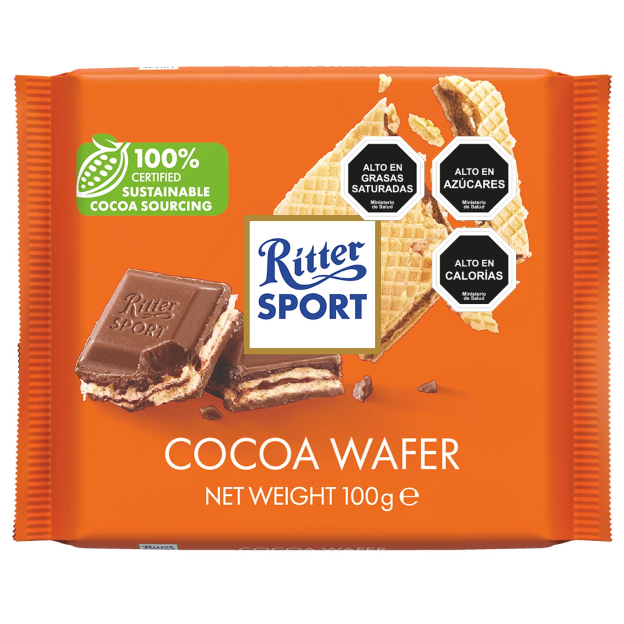 Chocolate Leche Crema De Cacao Y Oblea Ritter Sport 100 Grs