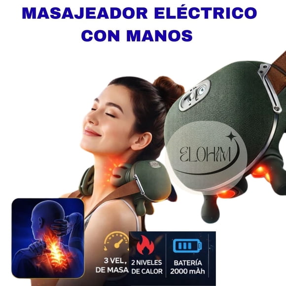 Masajeador Eléctrico con  Manos- Alivio Rápido del Dolor y la Tensión.
