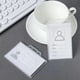 thumbnail image 3 of Pack 50 Pcs Porta Credencial Plastico Transparente Rigido Blanco-horizontal, 3 of 7