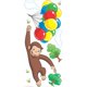 thumbnail image 1 of Vinilo decorativo de pared RoomMates 48 cm x 104 cm Curious George, 1 of 4